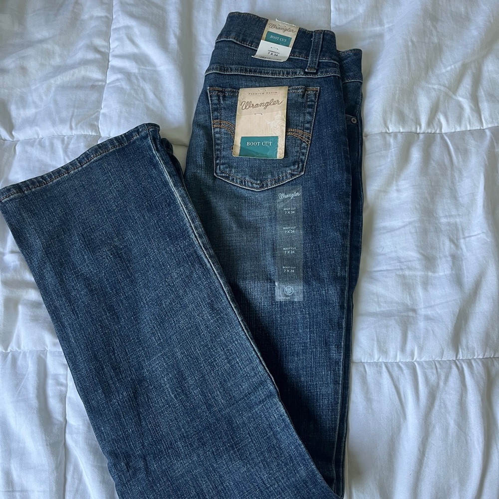 Wrangler women Blue Bootcut Jeans